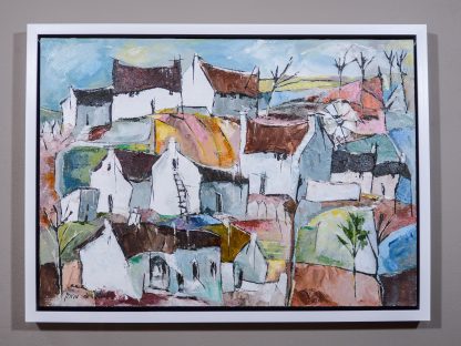 Living on the Hill by Irma de Waal - FRAMED